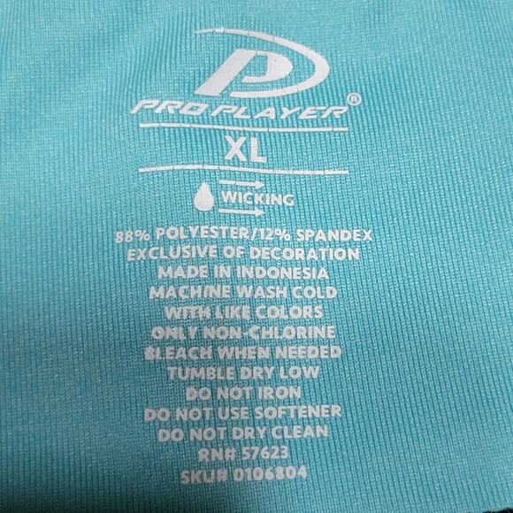 Pro Player Blue Purple Fade All Stripe Wicking Leggings - Size XL - Picture 5 of 5